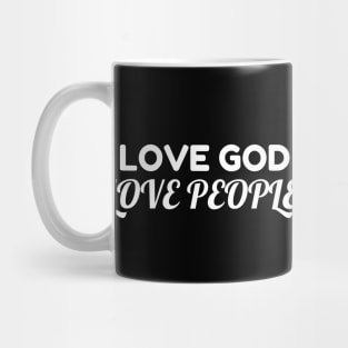 Love God Love People - Christian Mug